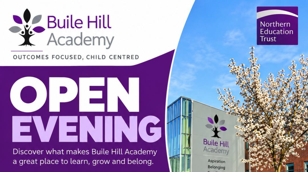 Open Evening 24th September 2026,  4:30-7:00pm